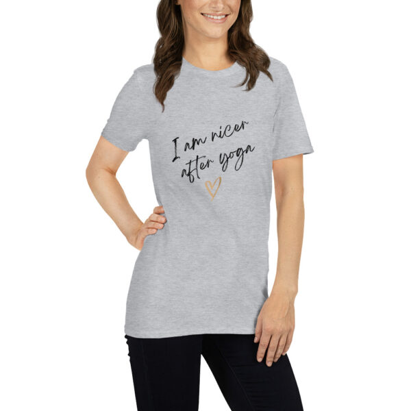 I Am Nicer After Yoga T-Shirt - Image 4